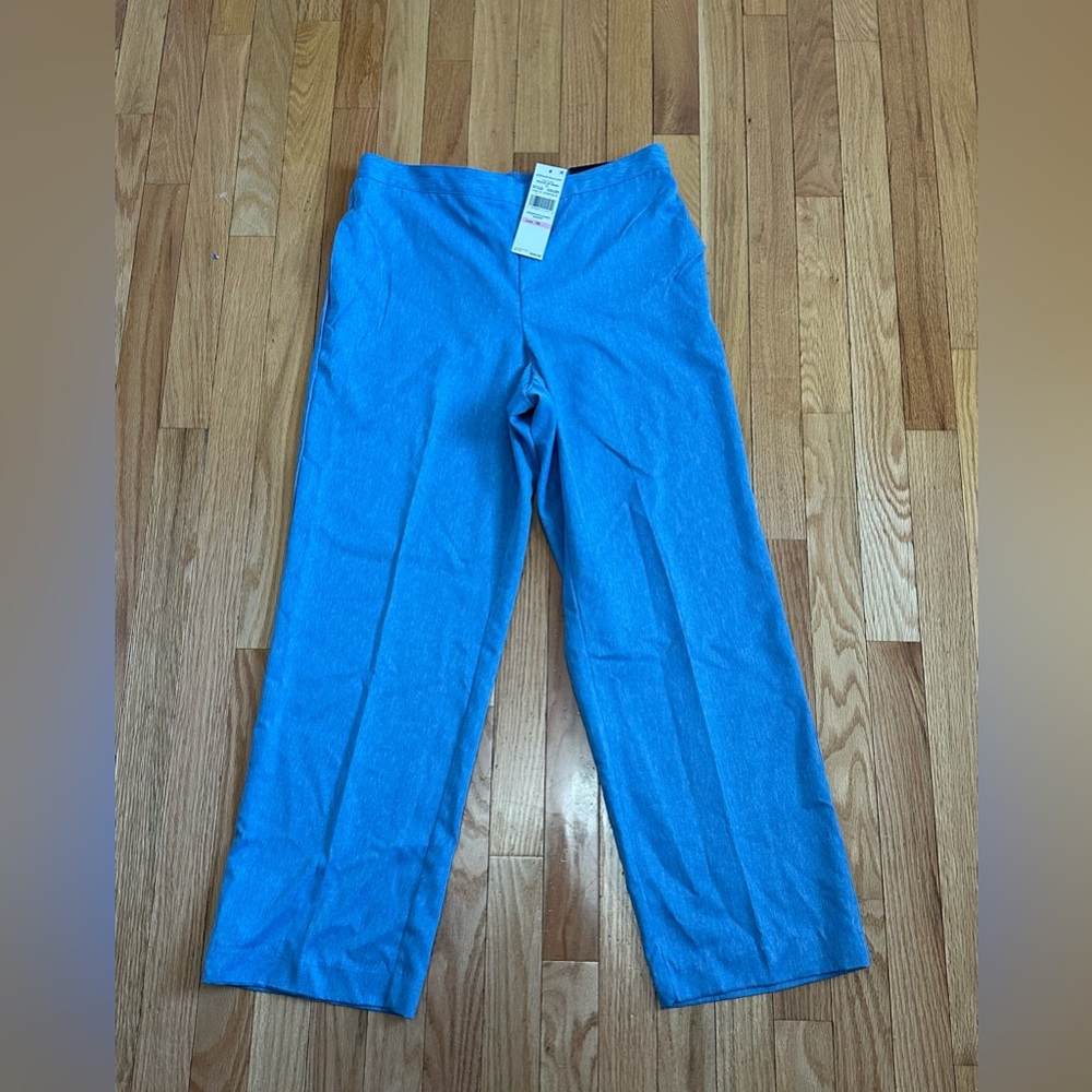 Alfred Dunner Vibrant Blue Straight-Leg Women’s Pants